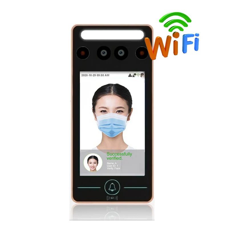 

ZK WIFI TCP/IP Visible Light Biometric Palm Face Facial Recognition RFID Card Time Attendance Machine Door Access Control System