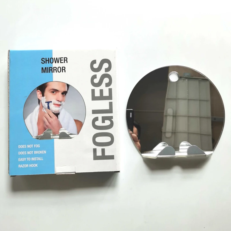 

Hook Hanging Shaving Mirror Shower Makeup Mirror Fog Free Bath Mirror Bathroom Shaving Mirror Bathroom Gadgets Storage Razor