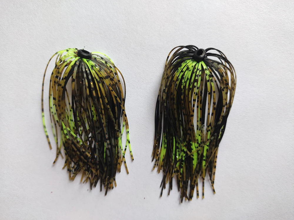 8 Пряди Ков 50 нитей Силиконовые юбки проволока рыболовные аксессуары футбольные