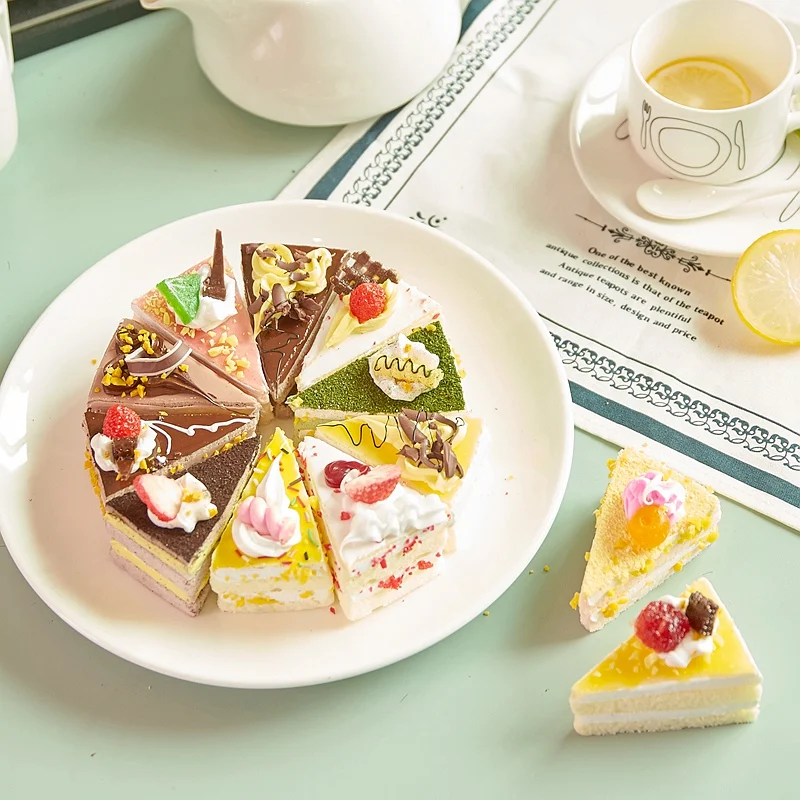 

12 шт./компл., имитация пищи, торт, модель, реквизит, свадебное окно, модель, украшение, рекомендуется