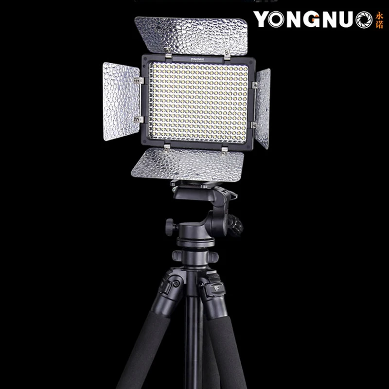 YONGNUO YN300 светодиодный светильник 5500K 300 светодиодный светильник на камеру светильник ing для свадьбы YN 300 светодиодный панельный светильник для DSLR камеры