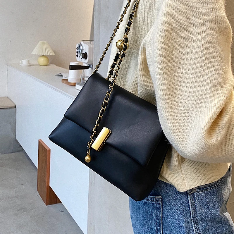 

Black Crossbody Bag for Women 2020 Fashion Main Female Luxury Handbags Women Bags Shoulder Bag Female Purses Fashion