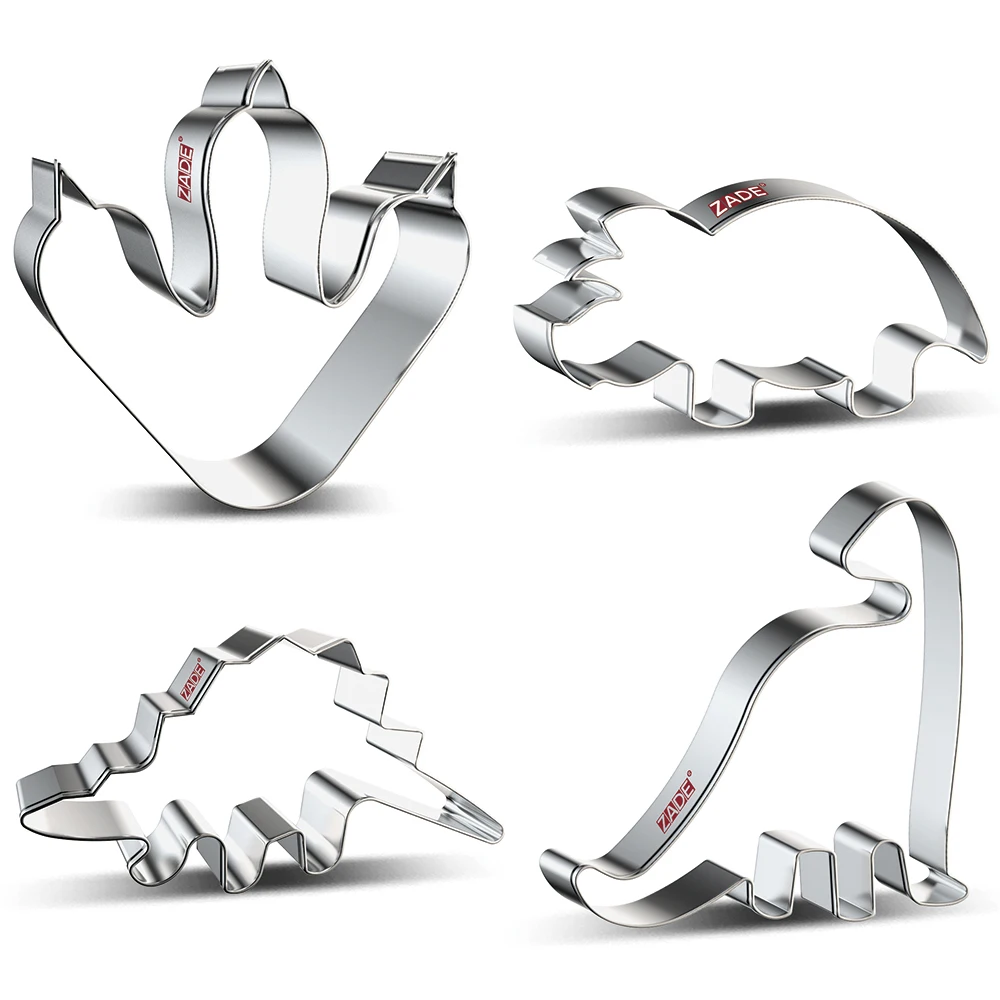 Резак для печенья ZADE Dinosaur бисквит Фондант Brontosaurus-нержавеющая сталь |