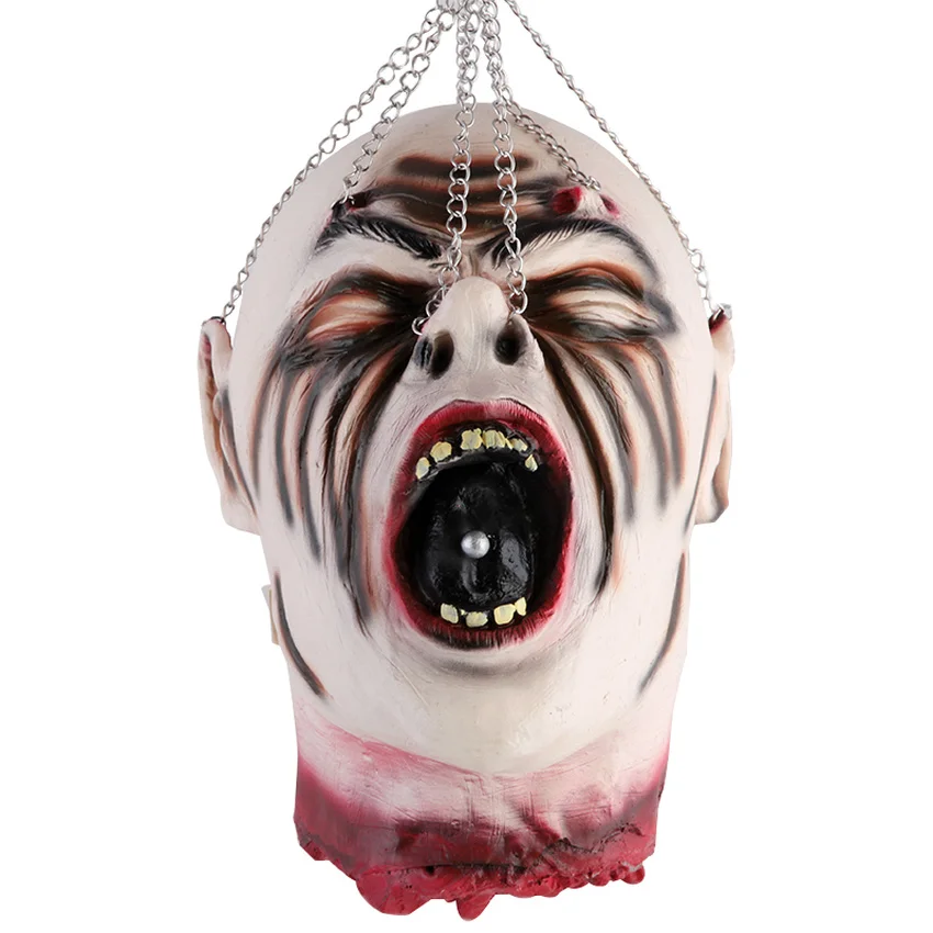 

Halloween Hanging Skull Necklace Skull Ghost Festival Trick Trick Toy KTV Haunted House Decorations Horror Scary Props