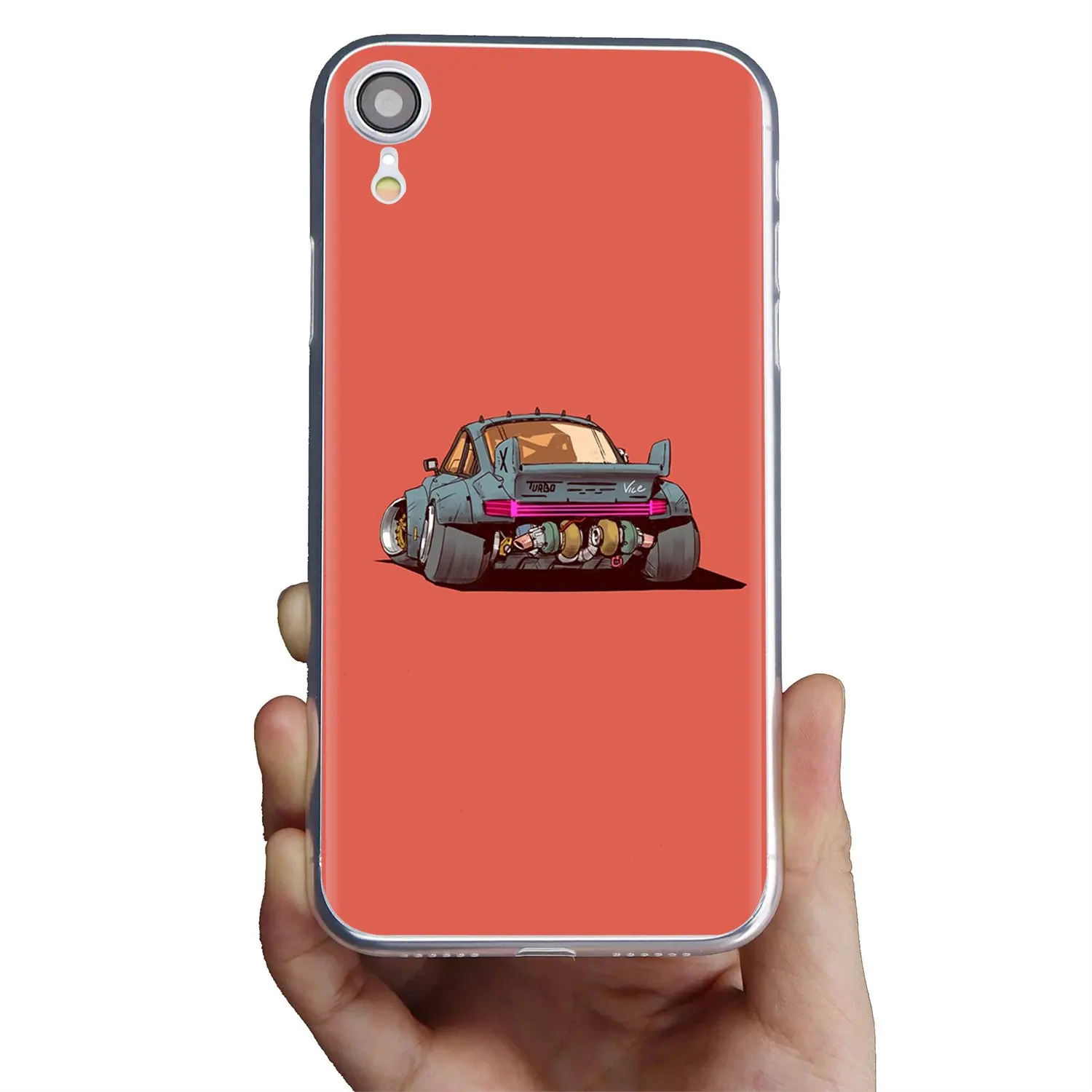 Крутой милый силиконовый чехол с винтажными автомобилями для телефона Huawei G7 G8 P7 P8