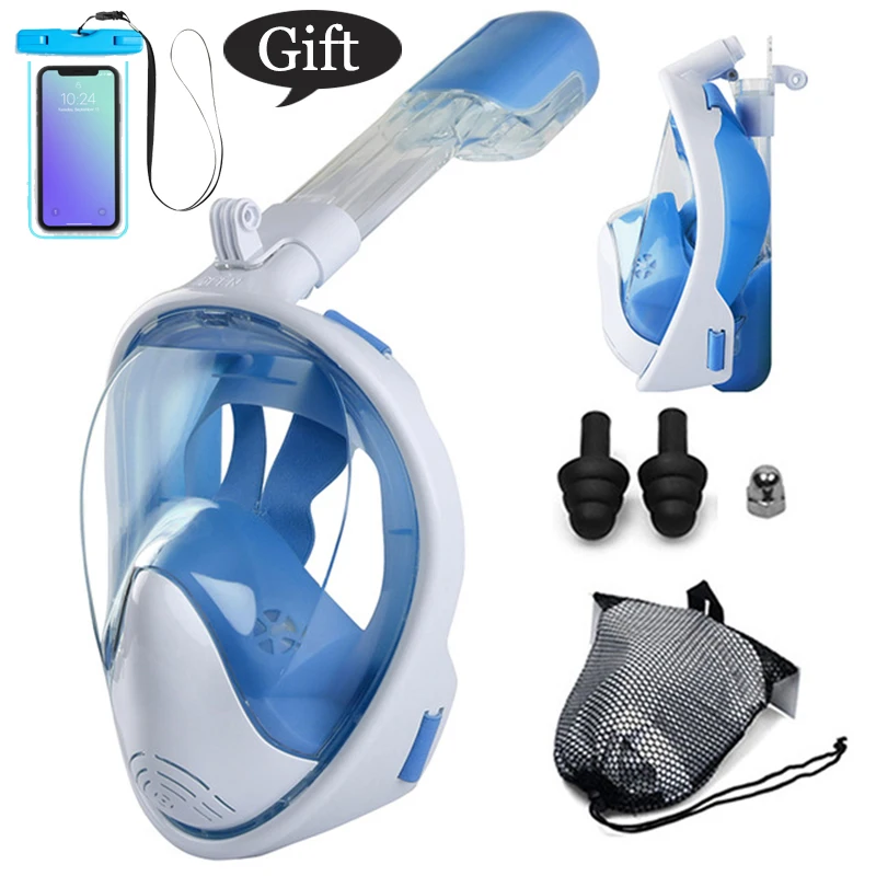 Профессиональная маска для подводного плавания взрослых незапотевающие очки