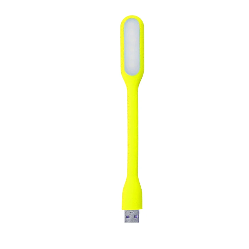 Yellow BRELONG мини-usb ночной Светильник СВЕТОДИОДНЫЙ гибкие светодиодные лампы для чтения настольная лампа для мобильного Мощность ноутбук адаптер переменного тока 1,2 W 5V - Emitting Color: Yellow