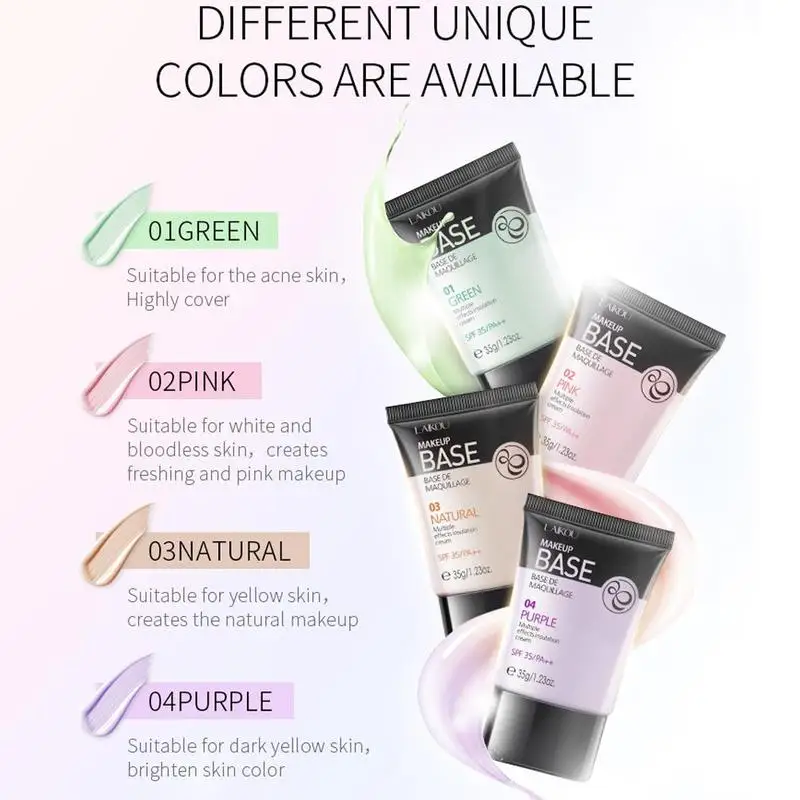 

Fresh Green Waterproof Isolation Cream Moisturizing Essential Oil Nourishment Dark Circles 35g