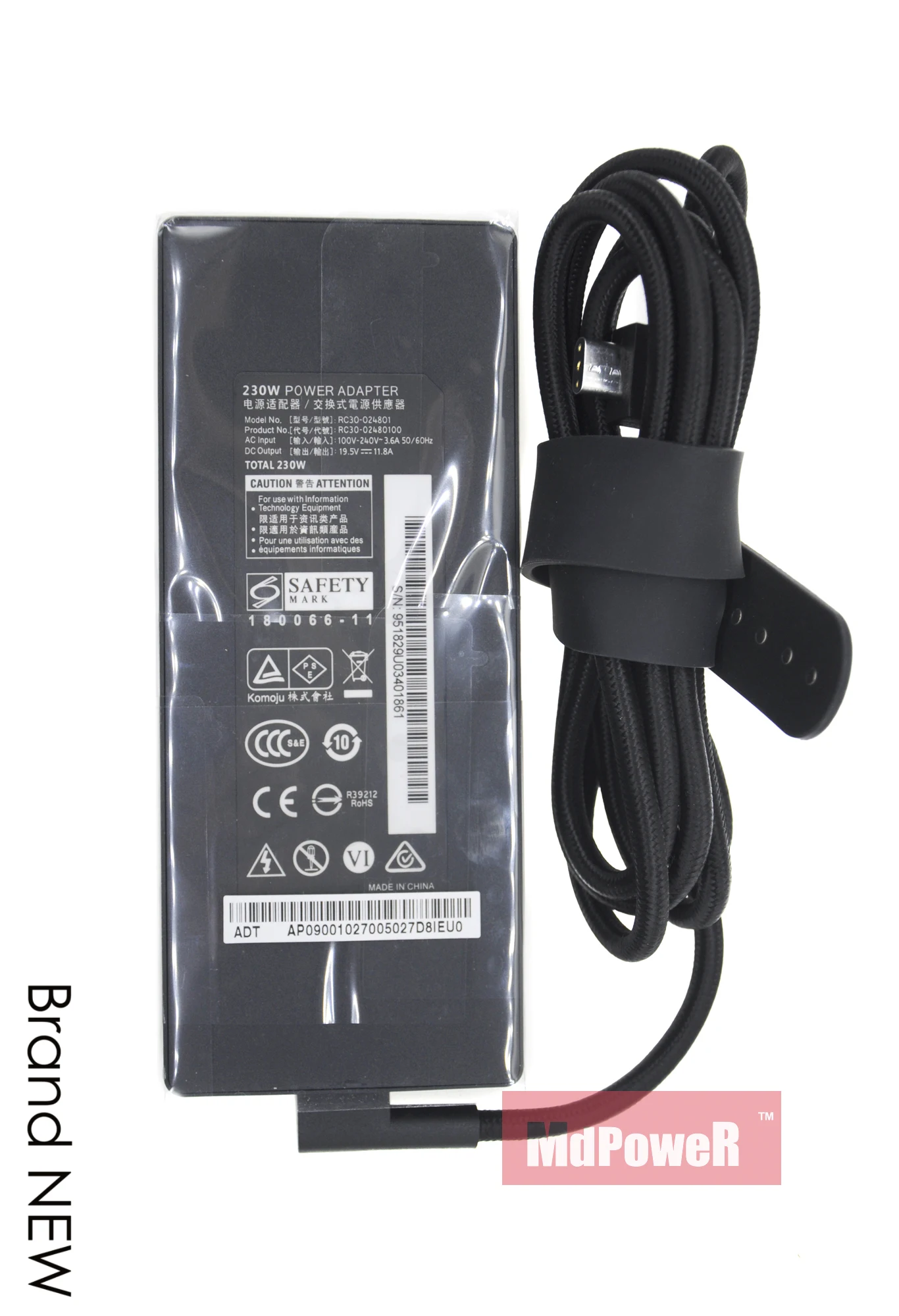 Оригинальный адаптер питания для Razer Blade 15 Φ 19 5 v 11.8A 230W игровой ноутбука | Адаптеры