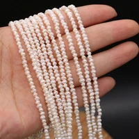 natural freshwater potato pearl beading 2 3mm punch white pearls loose beads for jewelry making diy elegant necklace bracelet
