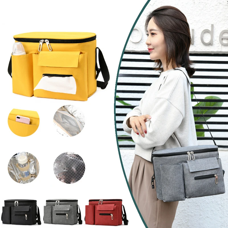 

Baby Diaper Bag Maternity Bag for Disposable Reusable Outdoor Travel Hanging Carriage Mommy Bag Infant Care Organizer Handbags