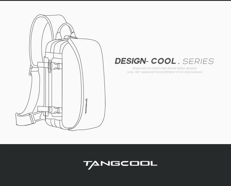 Tangcool модная мужская сумка-мессенджер, водонепроницаемая дизайнерская мужская нагрудная сумка, сумка с защитой от кражи, сумки через плечо для мужчин, дорожные