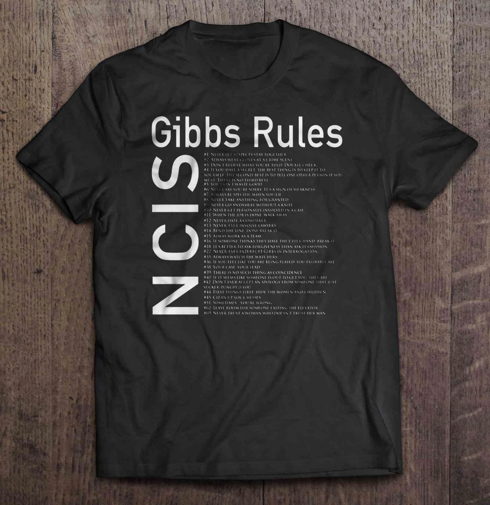Мужская забавная футболка модная женская с изображением Гиббса правила