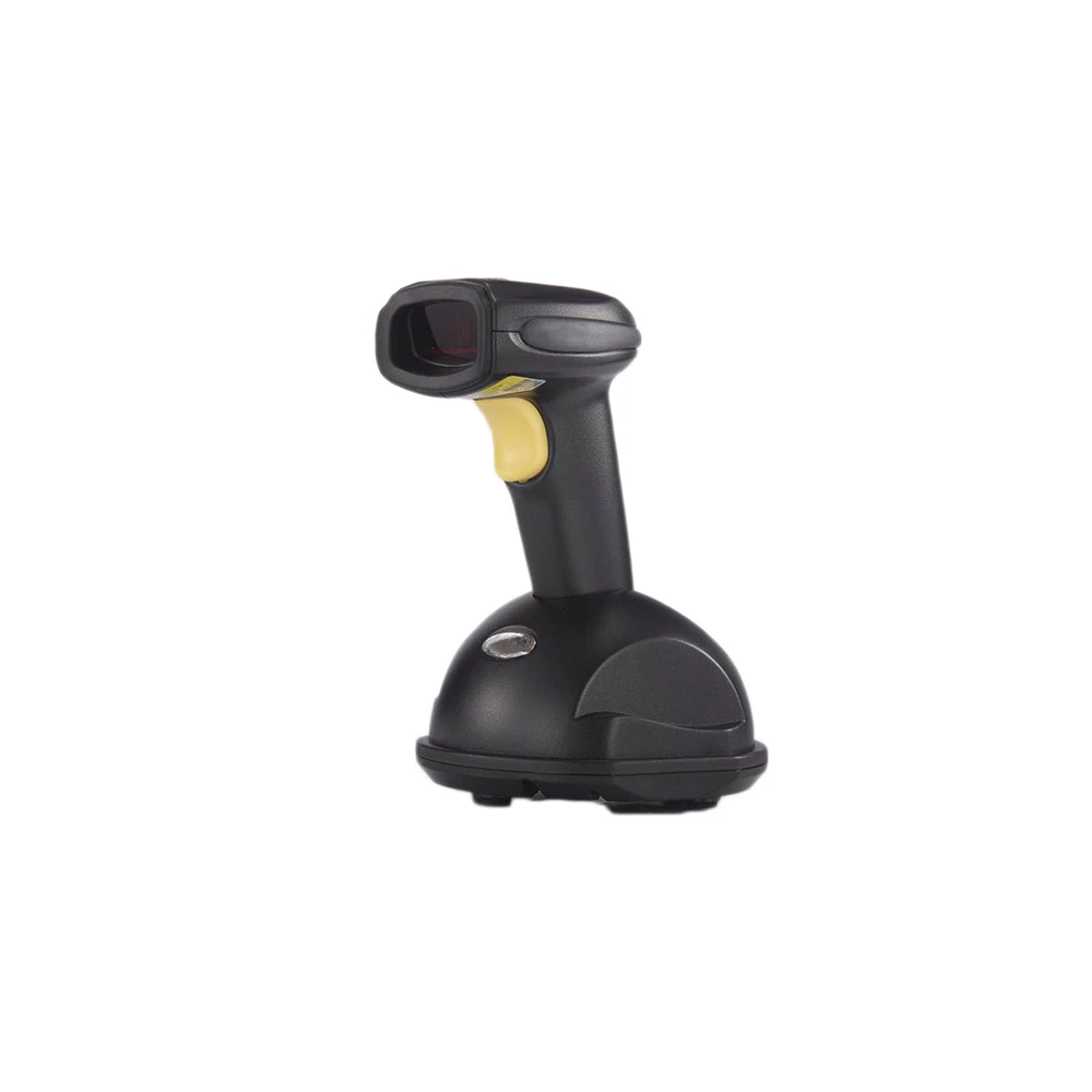 

Latest Algorithm 2D 2.4G+Bluetooth Barcode Scanner With Base For Warehouse Supermarket Logistics