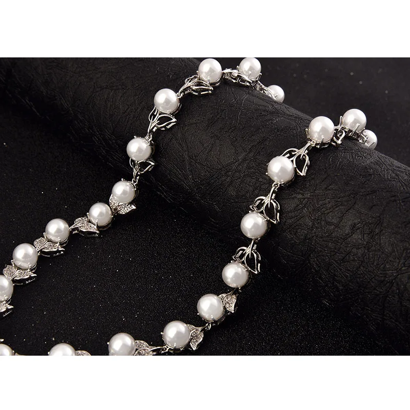 Сверкающие Роскошные циркониевые вечерние/свадебные набор украшений для женщин