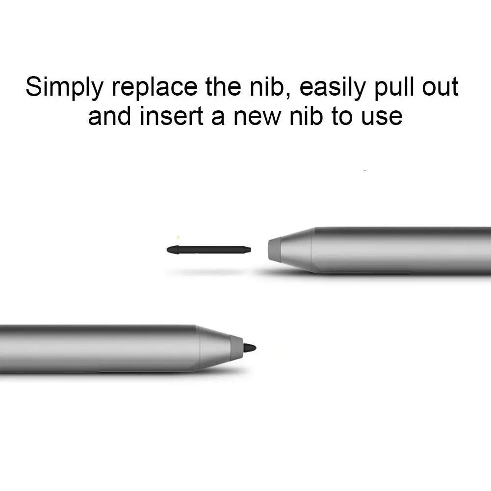 

3PCS High Sensitivity Pen Refill Sensitive Fine Rubber Nib Pro4/5/6/7 Pen Tips For Microsoft- Replacement P V9D6
