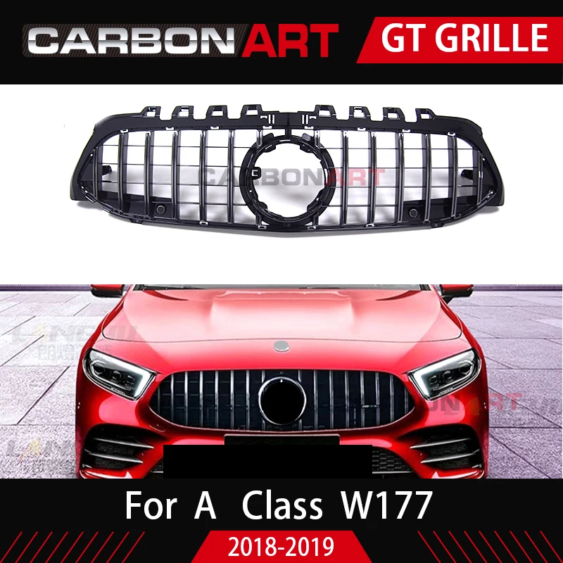 2019 2020 2021 W177GT гриль A35 передний бампер гоночная сетка ABS автостайлинг для Mercede A200