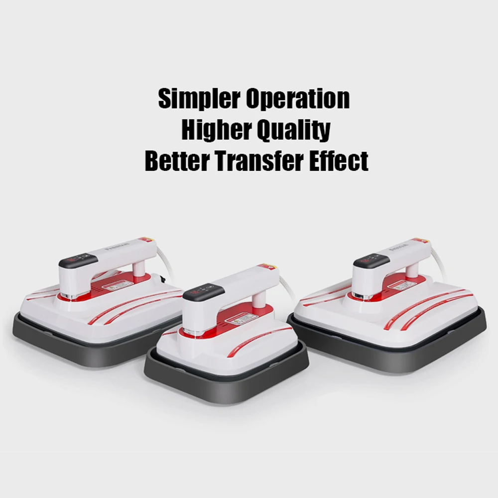 Mini Heat Press Machine Thermal Transfer Device 0-999s Timing Adjustable Printing Heating Tool for Mug Clothes Cap Plate | Дом и сад