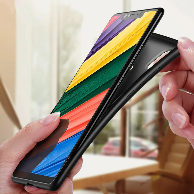 Xiaomi mi 8 чехол Xiaomi mi 8 чехол силиконовый черный ТПУ ESR черный Задний mi 8 Fundas защитный Xiaomi mi 8 чехол