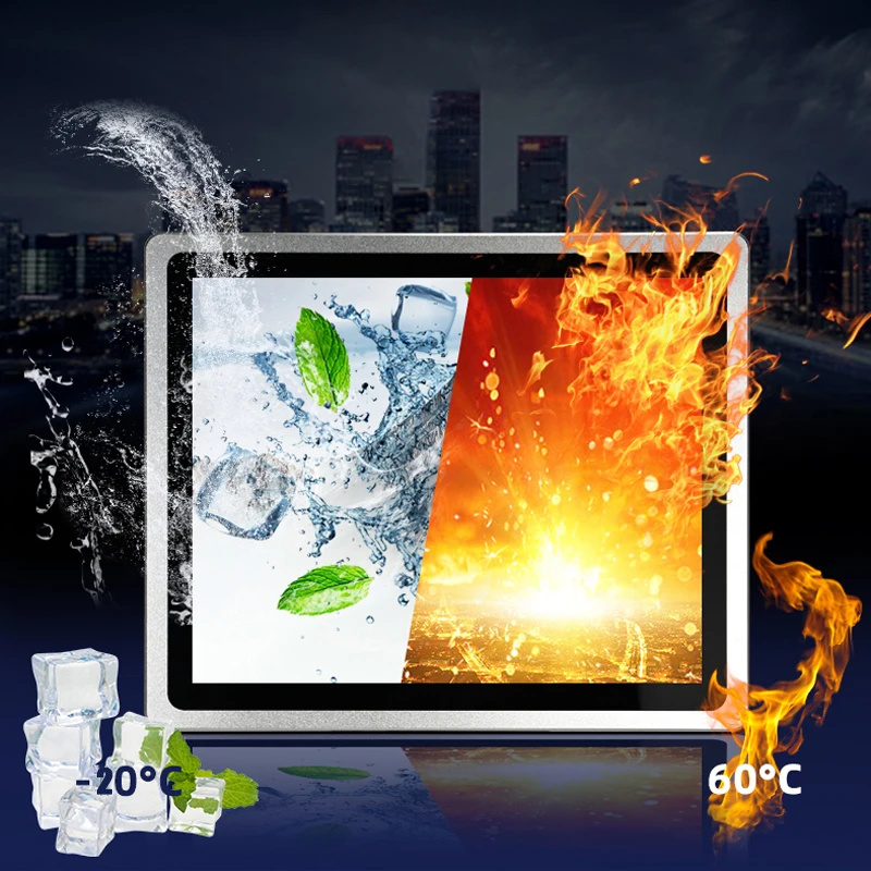 10.412.11517 Inch All in one pc industrial computer i3i5i7 4G ram 512G ssd capacitive touch screen rs485 windows10pro wifi