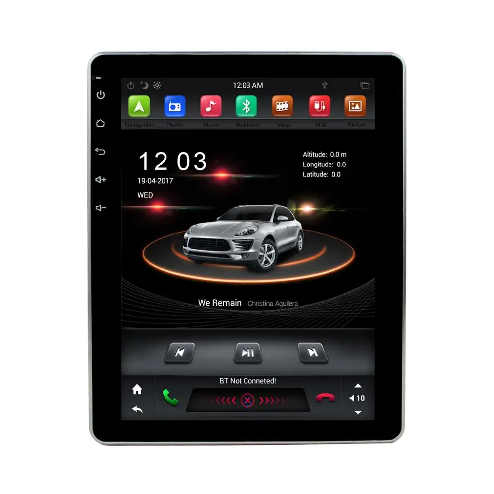 Автомобильный DVD-плеер в стиле tesla 12 8 дюйма Android 9 0 GPS универсальная навигация