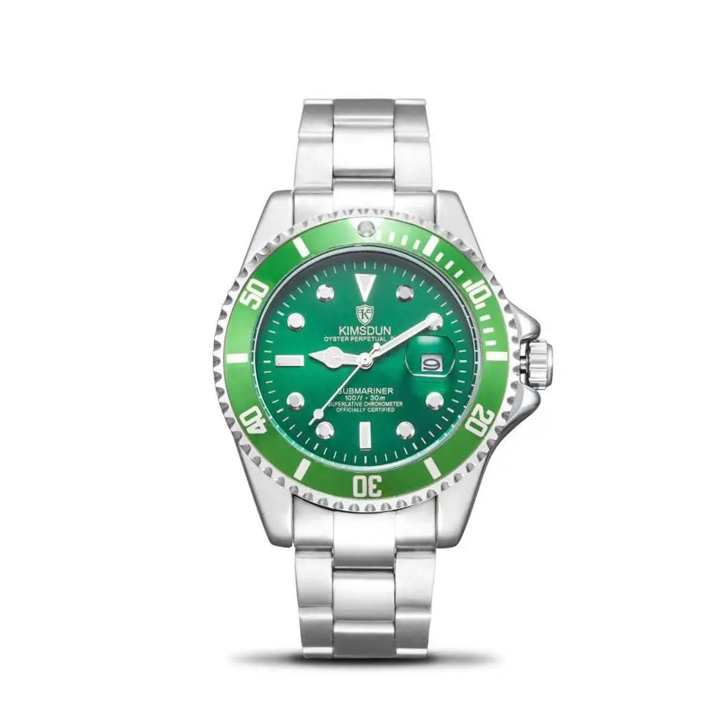 Горячая новинка Мужские Роскошные Модные Классические кварцевые часы KIMSDUN