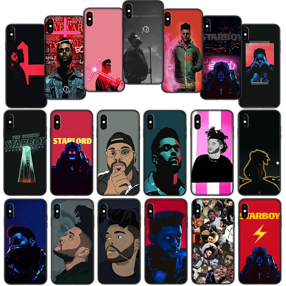 Мягкий чехол Weeknd Starboy для iPhone 12 11 Pro X XS XR Max|Бамперы| |