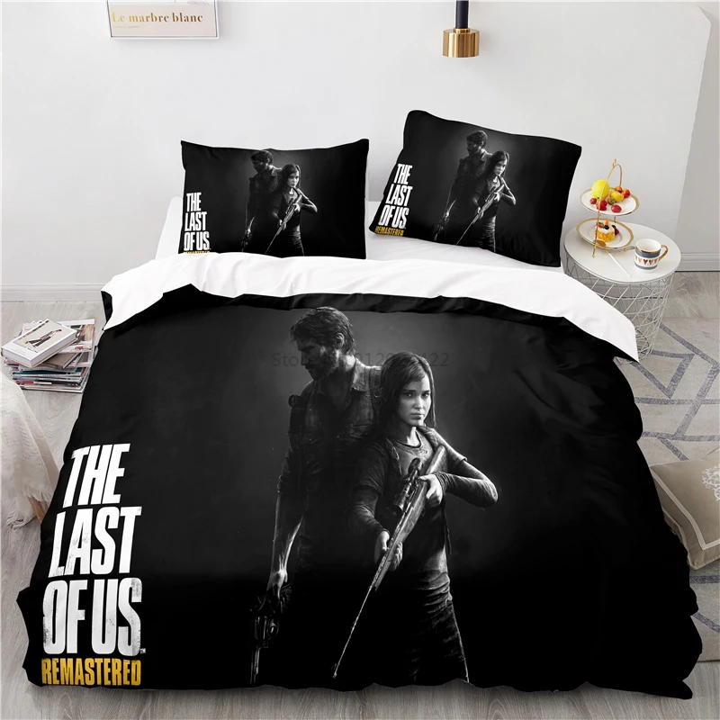 Комплект постельного белья с пододеяльником и 3D-принтом последний из нас | Дом