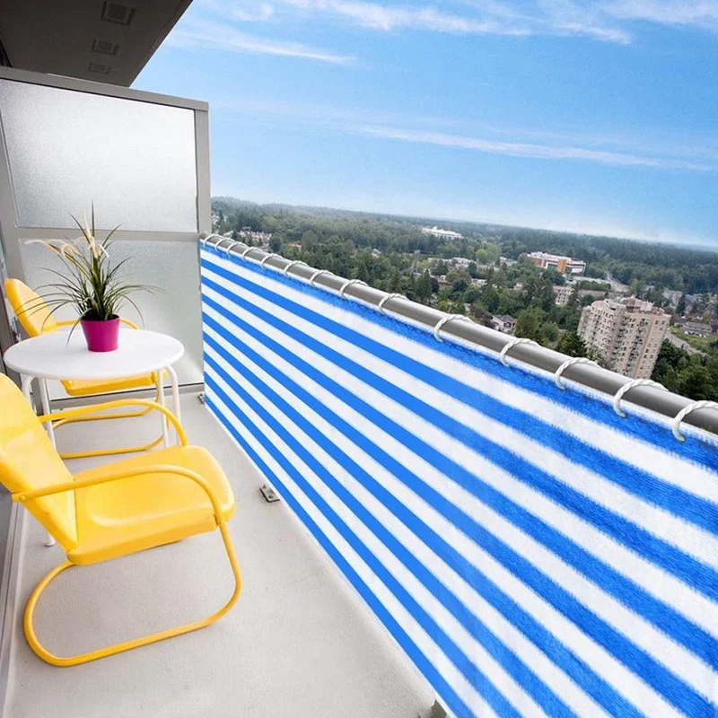 Balcony Privacy Screen 0.9X5M Shade Fence Cloth Railing Cover Shield for Porch Backyard Pool Lawn | Автомобили и мотоциклы