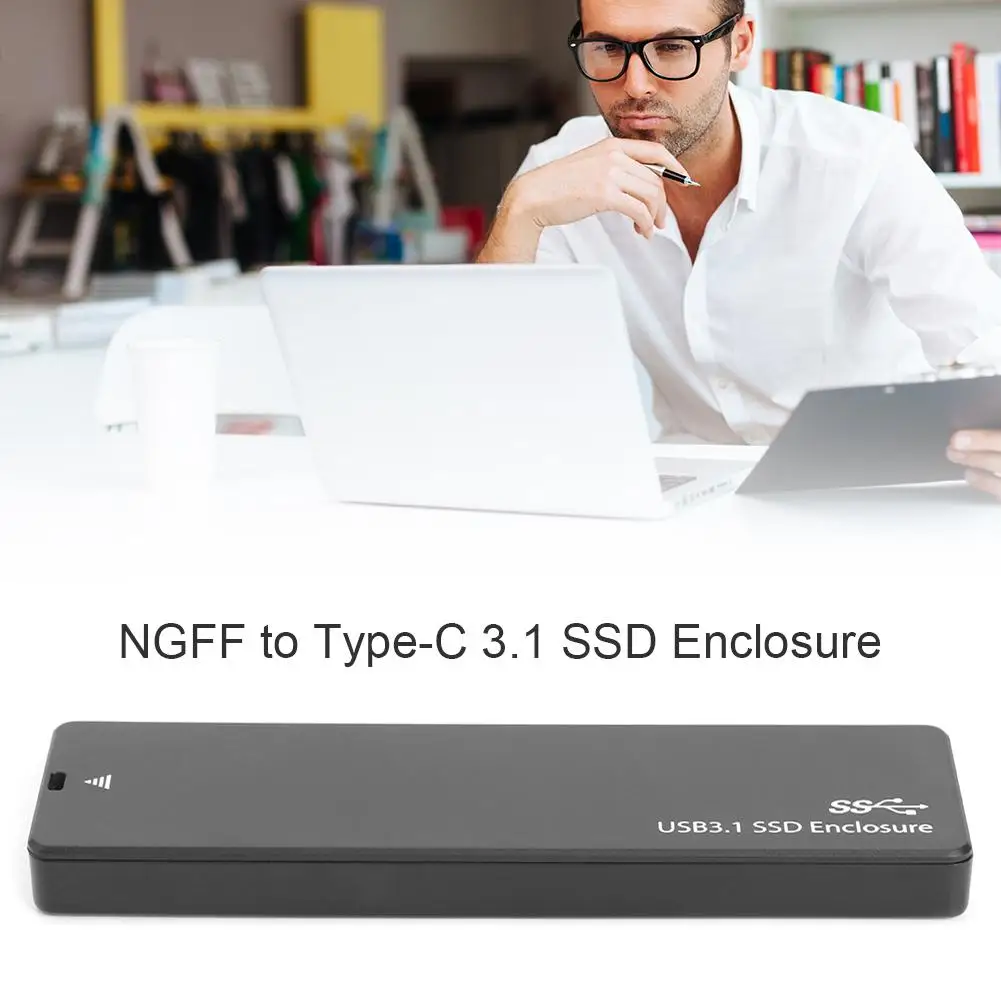 NGFF SATA M.2 к Type C 3 0/3 1 SSD жесткий диск чехол M2 2242 2260 2280 внешний Корпус для ПК