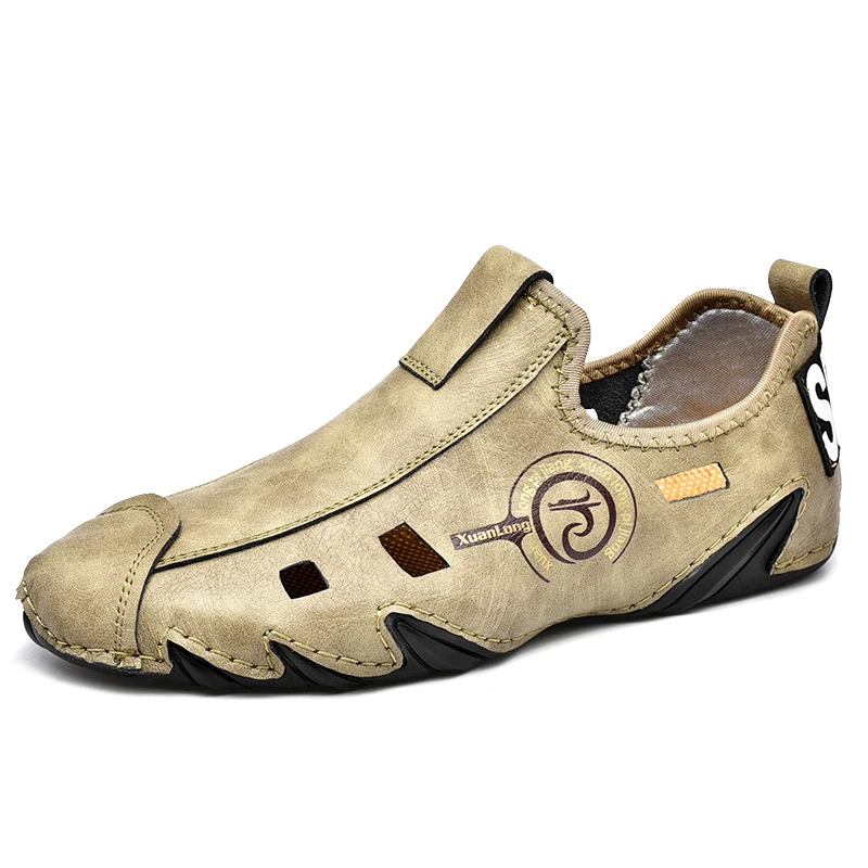 

Casual Summer Sneakers For Men Sports Sandals Man Male Men's Shoes Slip-Ons Luxury Sandal Shoe Slippers 2021 Beach