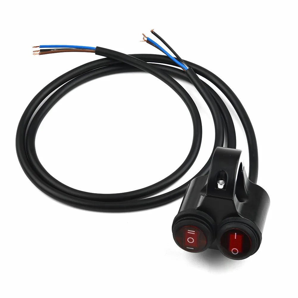 

7/8Inch 22mm Universal Motorcycle Handlebar Control Switch Fog Lamp Headlight Push Button Switches For Motorbike ATV