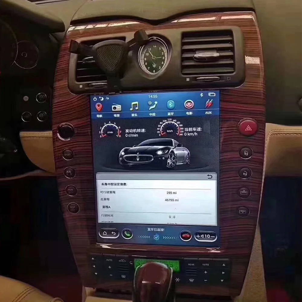 KiriNavi вертикальный экран Tesla стиль 1 Din Android 12 "автомобильное радио для Maserati