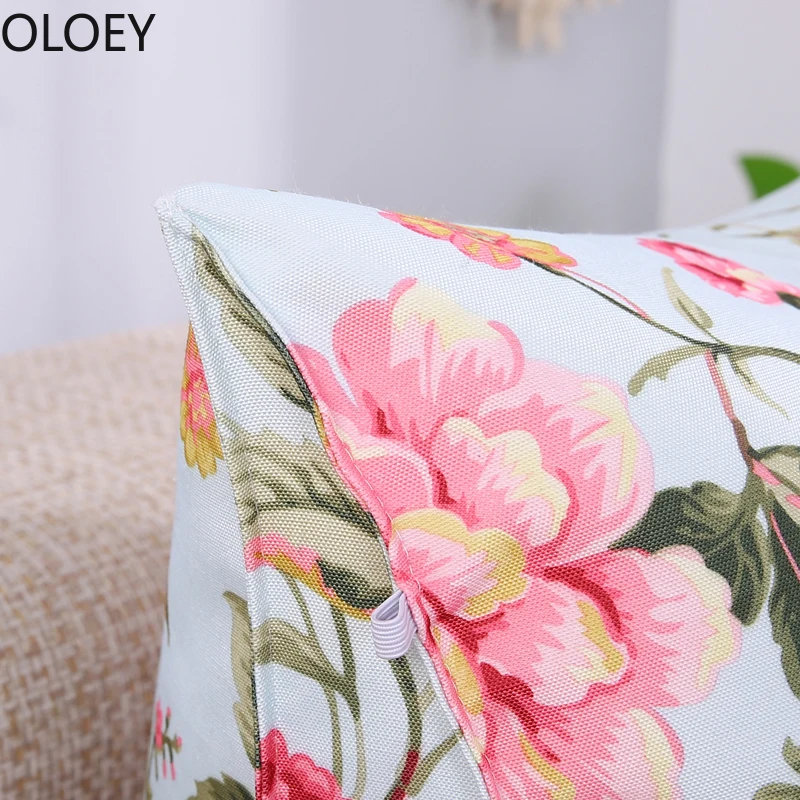 Большая задняя треугольная подушка для дивана сидения медитация летние подушки