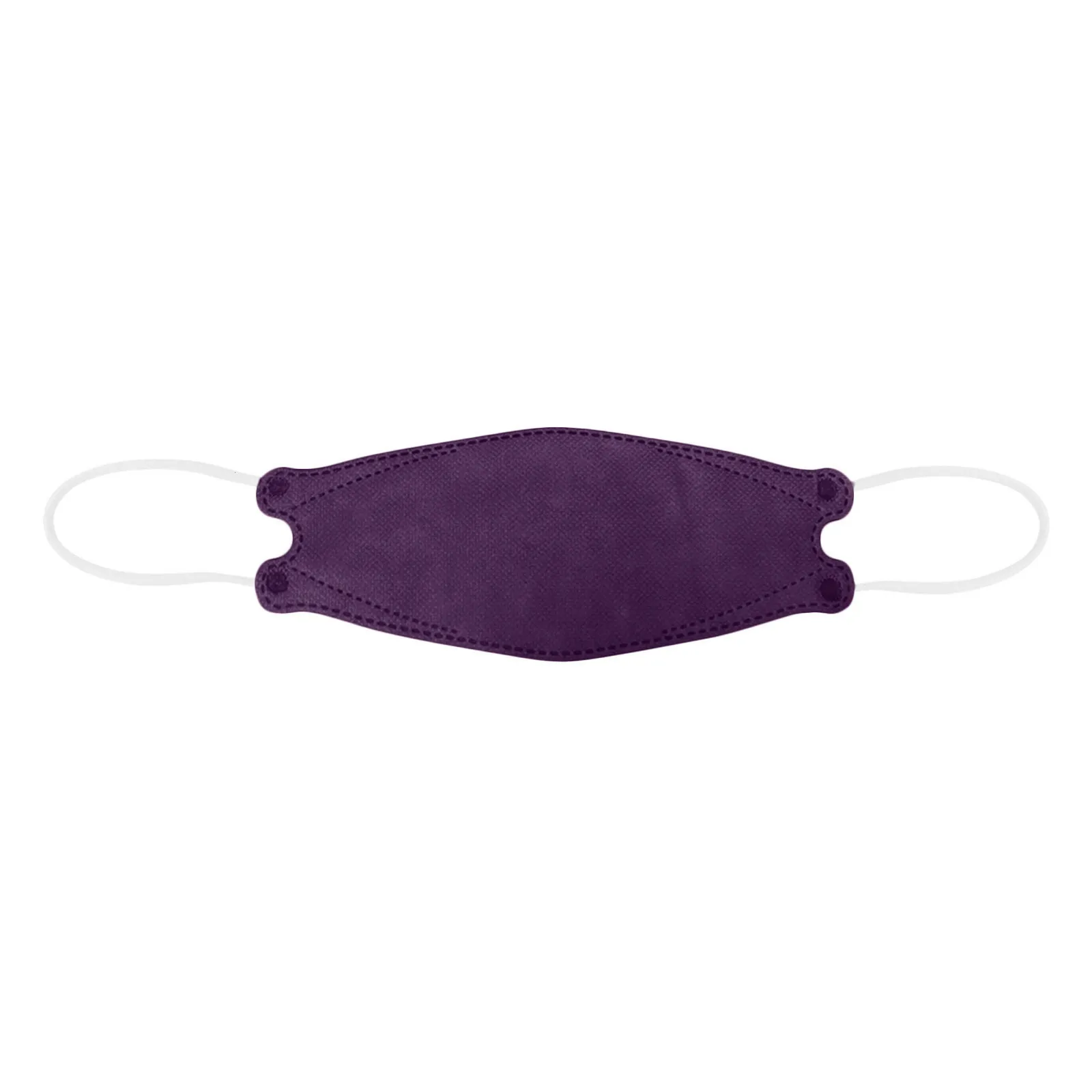 Маска KN95 FFP2 для взрослых 1-100 штук, маскариллас 5 слоев CE Fish Non Woven Purple Reusable Respirators mascarillas on.