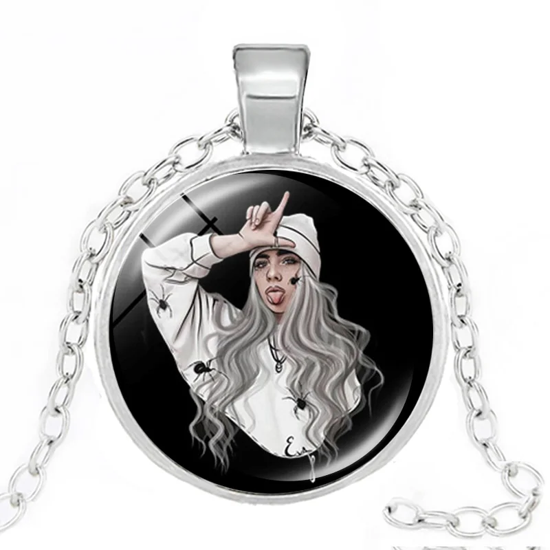 Хип-хоп Билли эйлиш длинное ожерелье для женщин девочек высокого качества