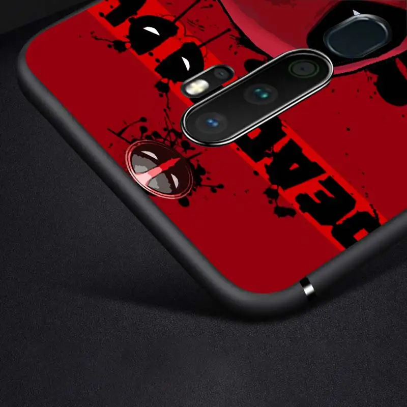 

Marvel Deadpool for OPPO Reno A ACE 10 X Z00M Z 2 3 4 5 5K SE Z F Pro Plus 4G 5G TPU Black Phone Case