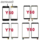 Стекло сенсорного экрана для Wiko Y50, Y60, Y70, Y80, панель дигитайзера, переднее стекло, объектив, датчик, деталь для ремонта, запасной экран