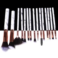 marble makeup brushes tool make up brush set kit professional powder small natural high quality highlighter lip eyeshadow