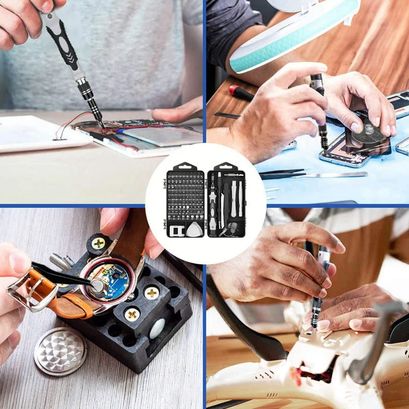 

127 in 1 Multi-Function Screwdriver Set netic Screw Driver Bits for iPhone Computer Glasses Laptop Repair Tool Kit