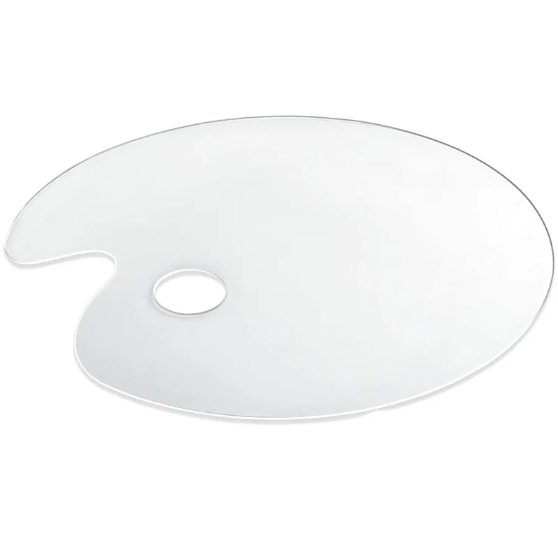 Палитра Прозрачной краски антипригарная овальная палитра для Смешивания Краски