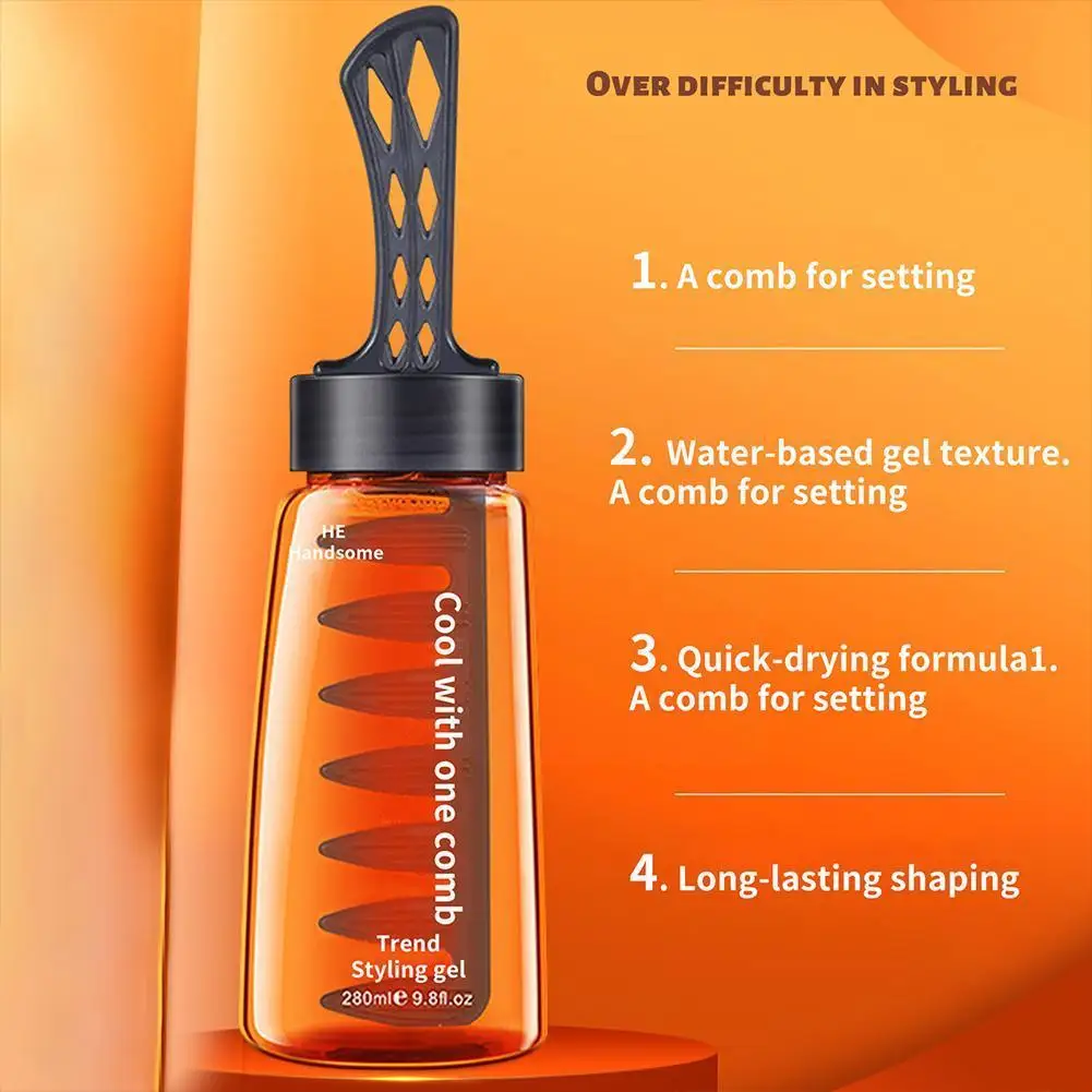 Профессиональная машинка для стрижки волос гель-воск с расческой Свадебные