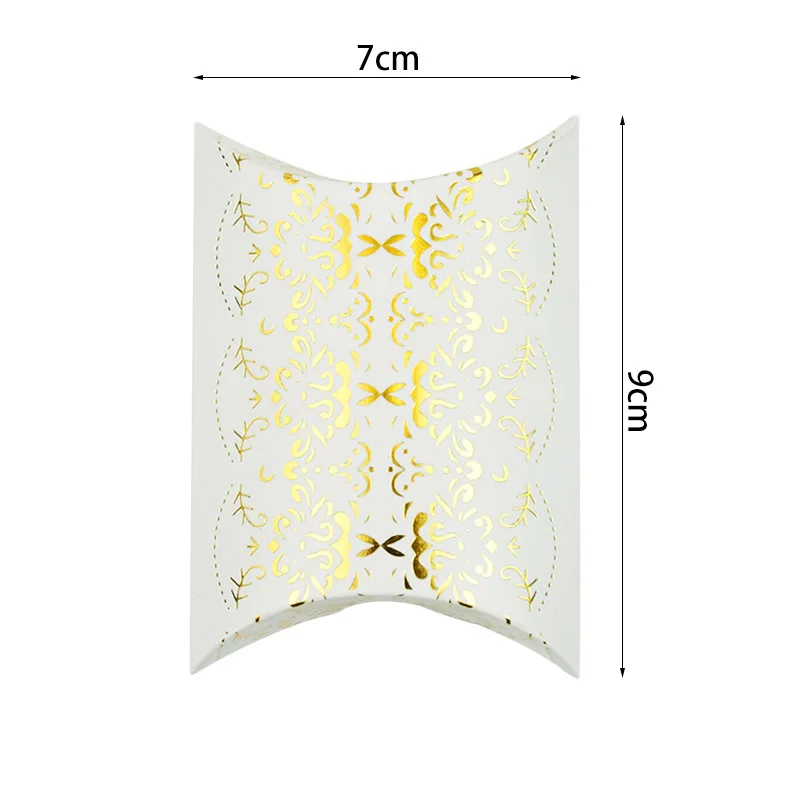 

25pcs Mini Pillow Gift Boxes Kraft Paper Candy Box Packaging Box for Baby Shower Wedding Birthday Party Decoration Supplies