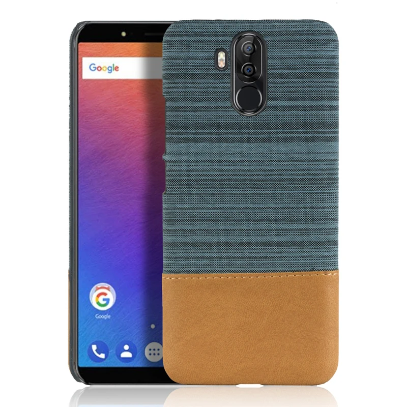 Винтажный кожаный чехол для телефона для Ulefone power 3 чехол для Ulefone power 3S задняя крышка для Oukitel K6 Vernee X деловой чехол - Цвет: Light Blue
