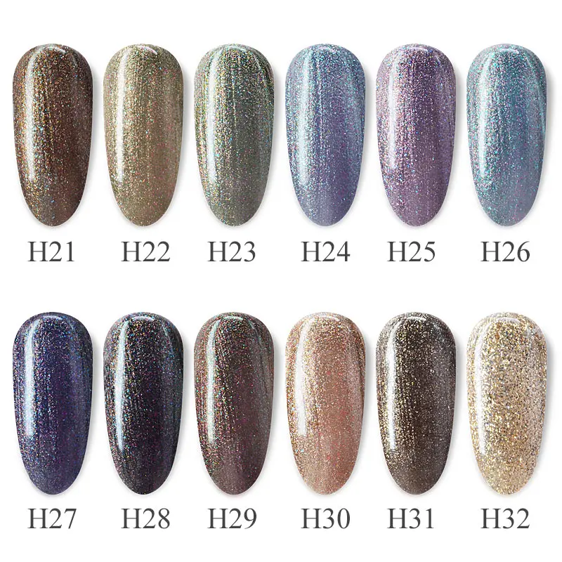 VENALISA Nail Art Semi Permanent UV Lacquer Hybrid Varnishes Laser Rainbow Glitter Platinum Paint Enamel Gel Polish | Красота и