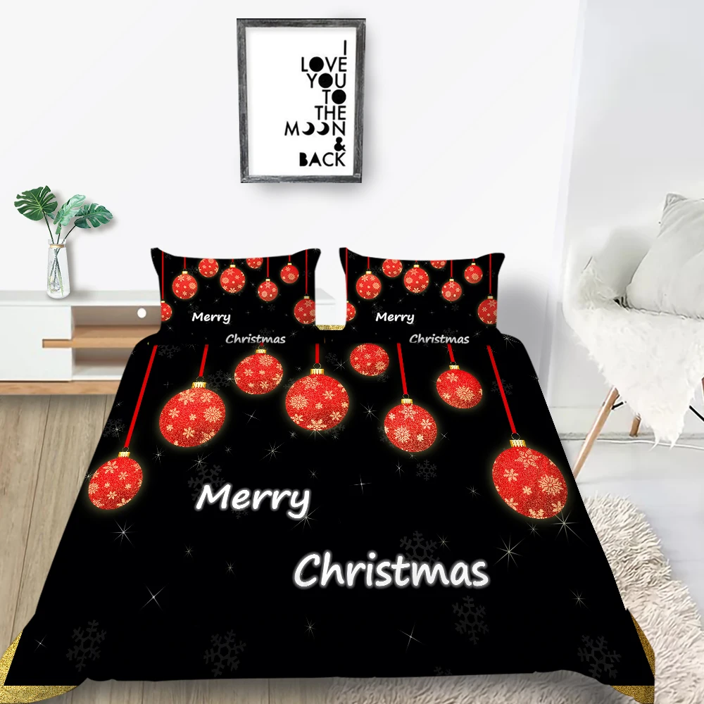 

Christmas Gift Bedding Set Queen Classic Fashion Duvet Cover Cartoon King Twin Double Full Single Double Bed Set Pillowcase