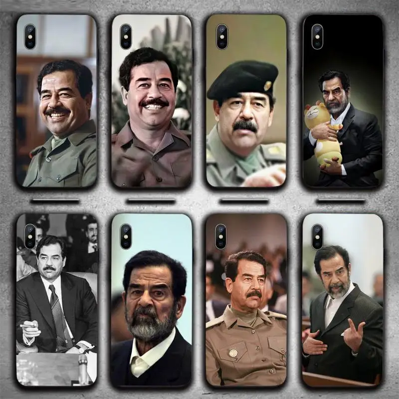 

Saddam Hussein Phone Case For iphone 12 11 13 7 8 6 s plus x xs xr pro max mini