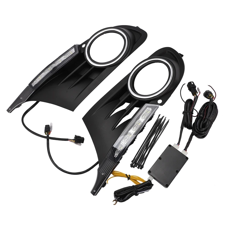 Автомобильный дневной ходовой светильник светодиодный индикатор DRL бампер