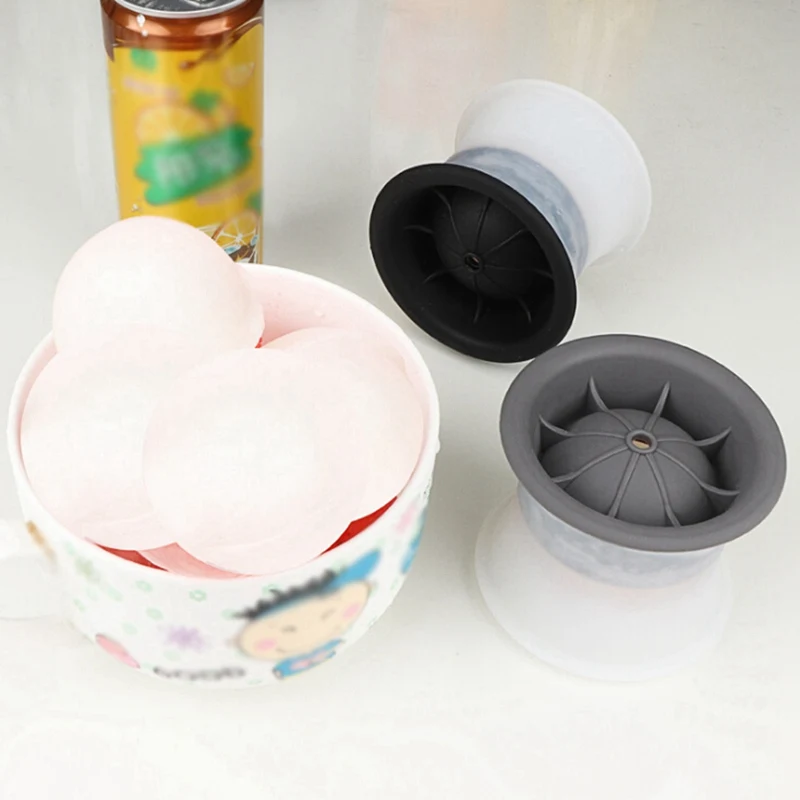 

Large Round Ball Ice Mold DIY Large Ice Hockey Mold Ice Maker Whiskey Ice Ball Mold Cocktail Ice Hockey Silicone Mold