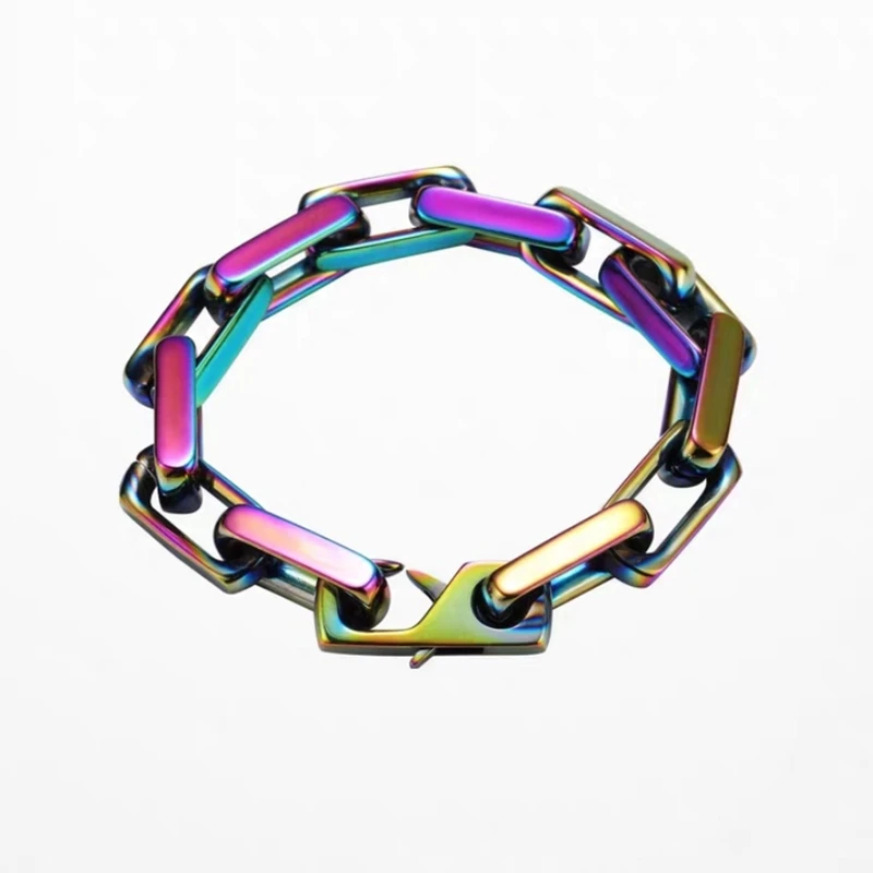 

Chillwave Colour Changeable Chain Bracelet Titanium Steel Fashion